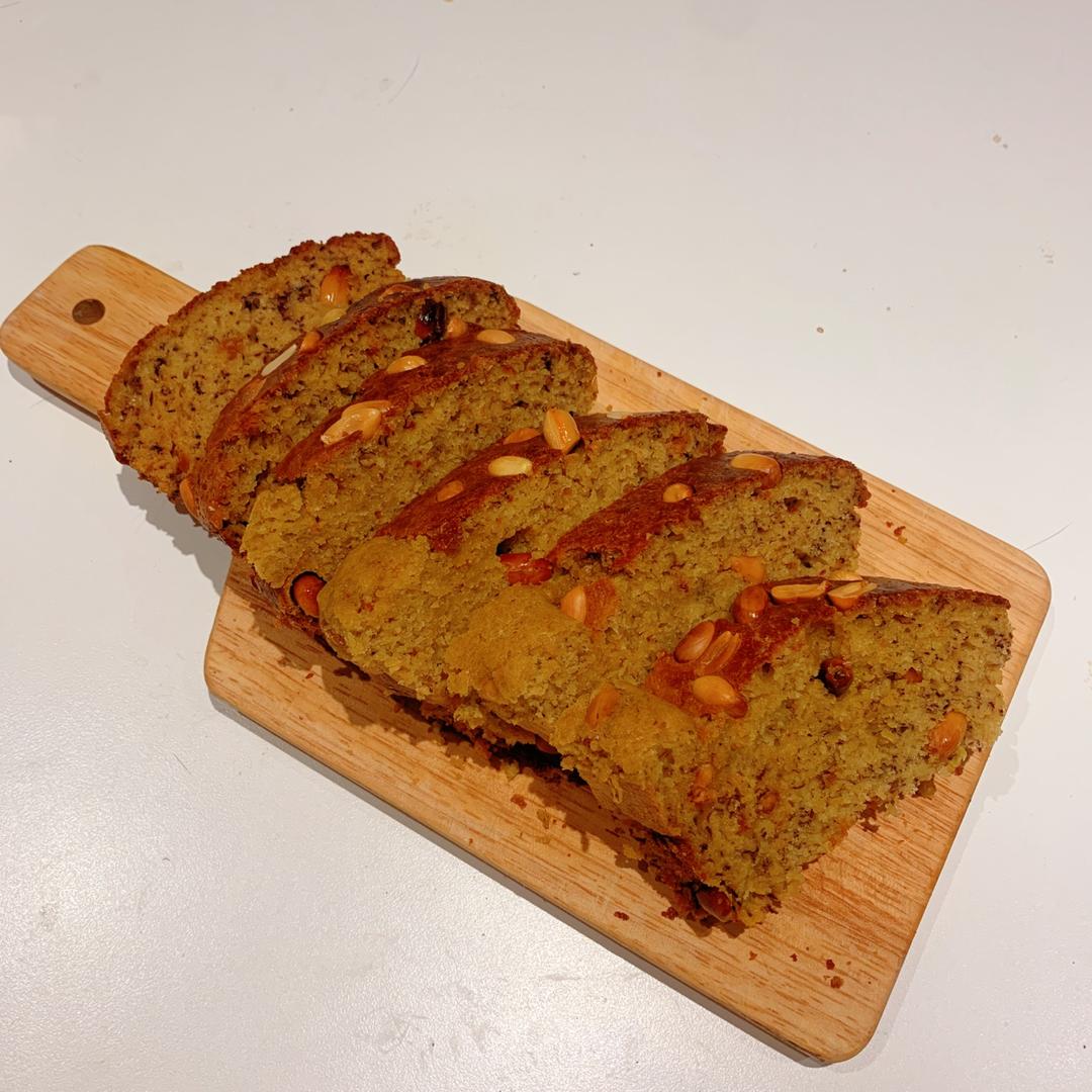 香蕉核桃磅蛋糕
