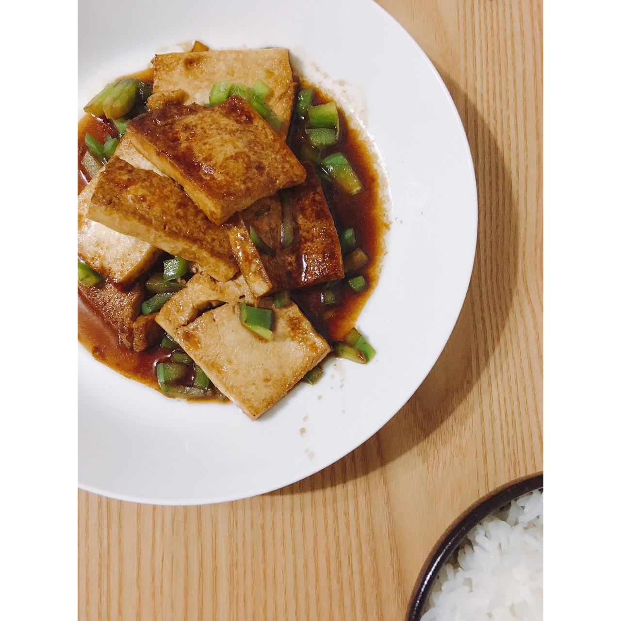 豆腐煎着吃外焦里嫩又很家常的做法