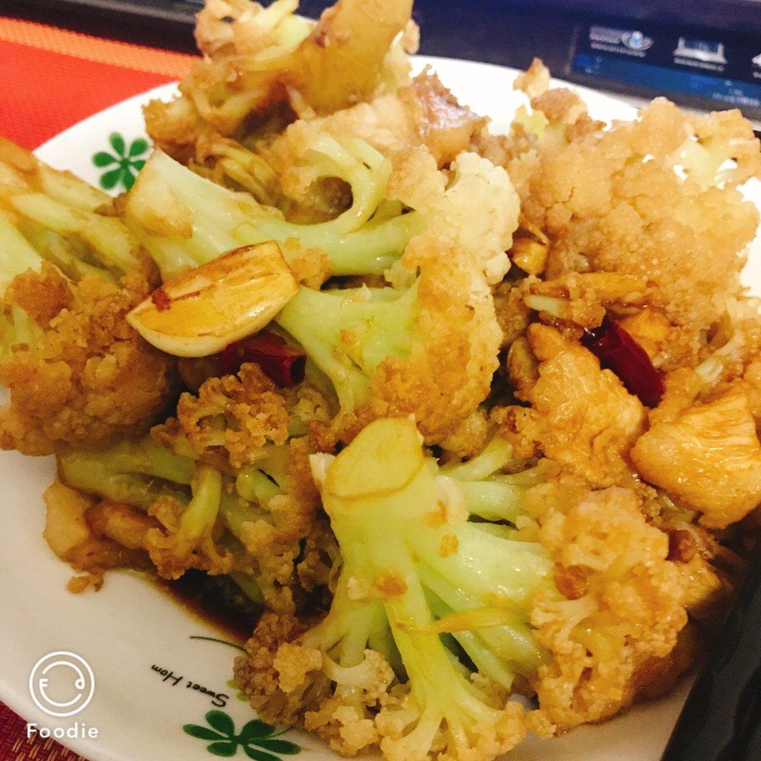 老丁的私房菜-干锅花菜