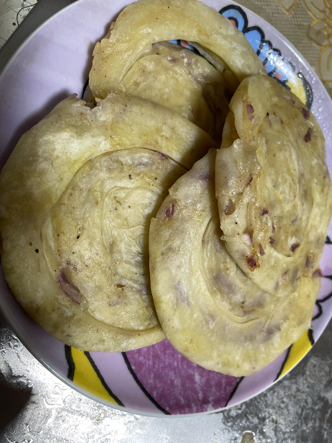 【葱油饼】假期好好做早餐，4步吃上香脆葱油饼！