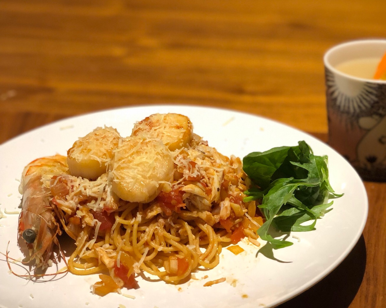 海鲜红酱意面Seafood Marinara Spaghetti的做法