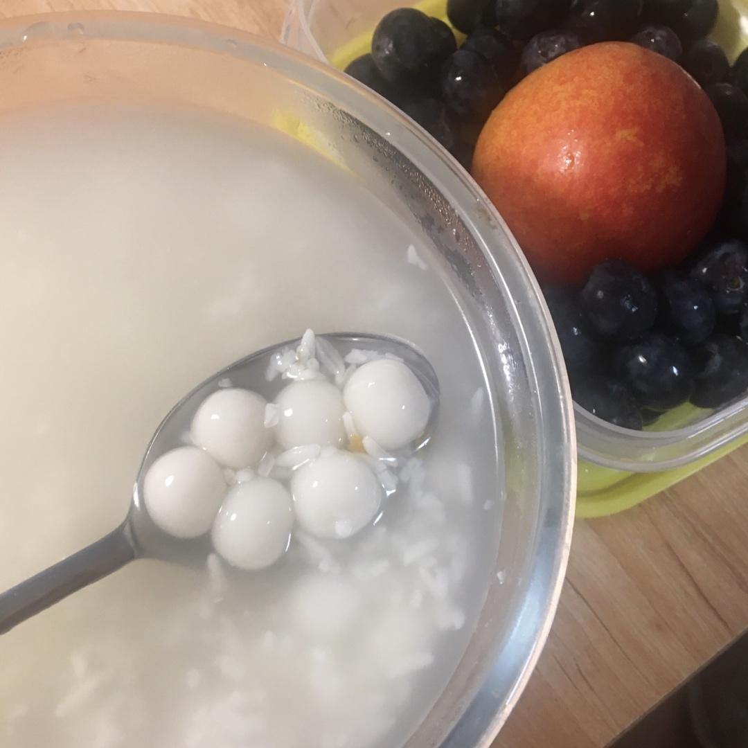 桂花酒酿圆子（附酒酿，小圆子做法）