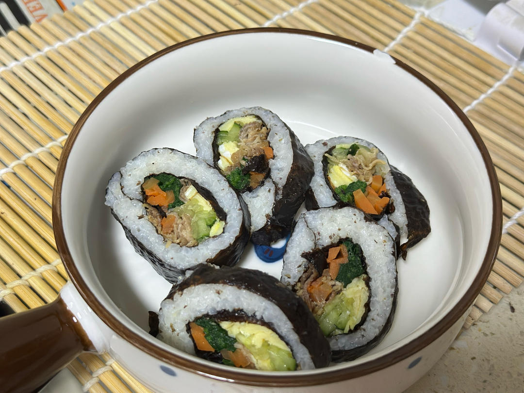高颜值的紫菜包饭