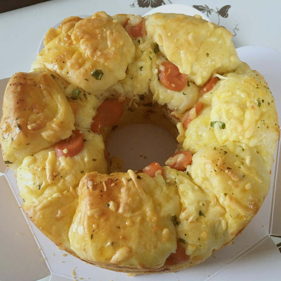 奶酪香肠手撕包