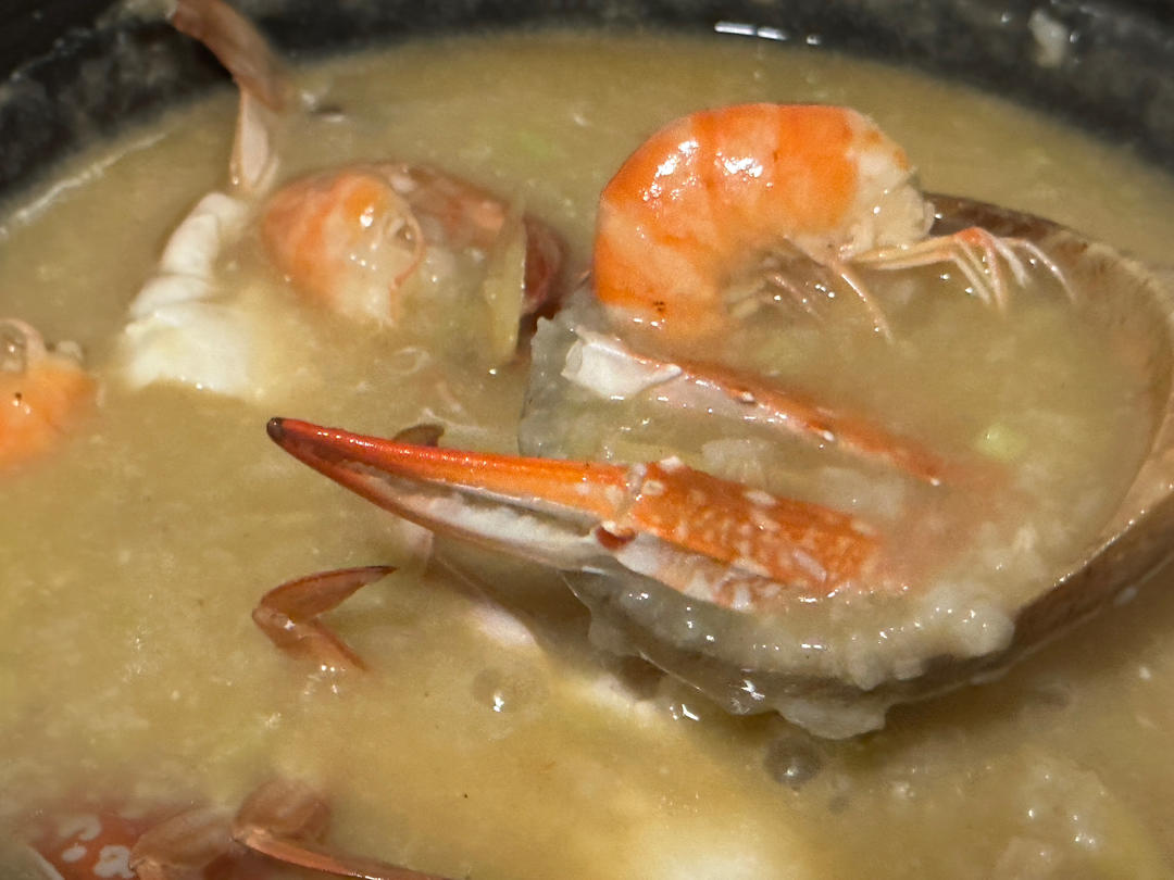 砂锅海鲜粥的做法 步骤14