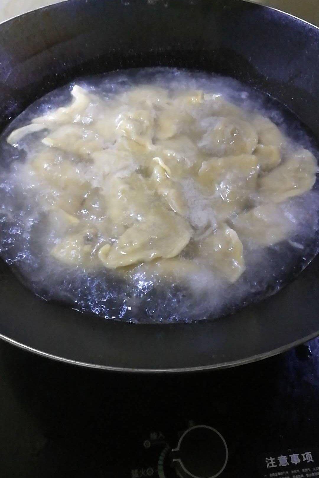 茄子馅饺子（饺子馅会流汁哦）