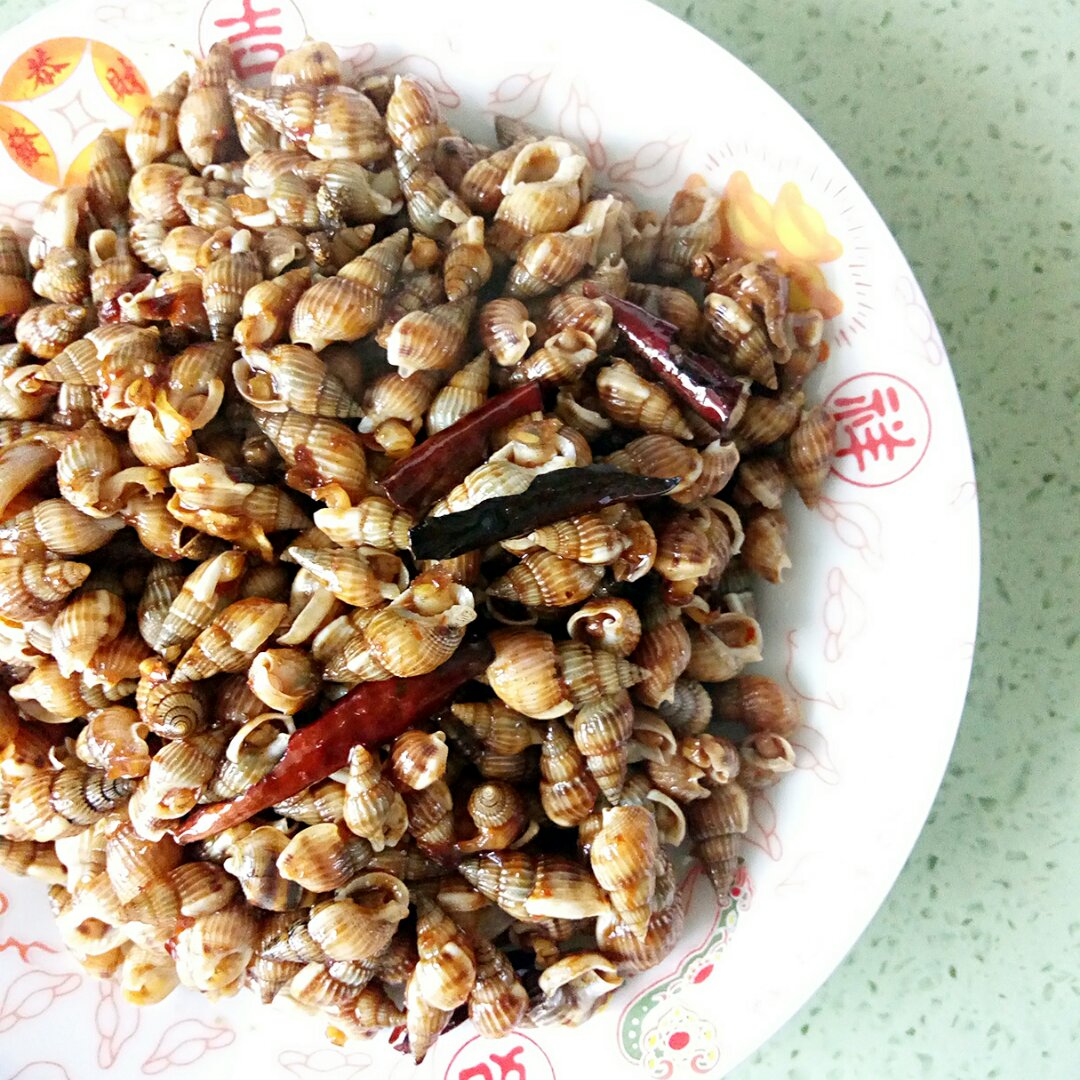 玛丽奥的新娘做的麻辣海螺丝