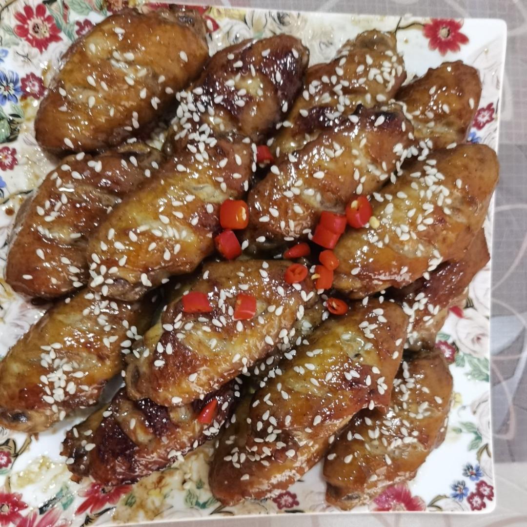 蜜汁鸡翅•不需要蜂蜜的蜜汁鸡翅