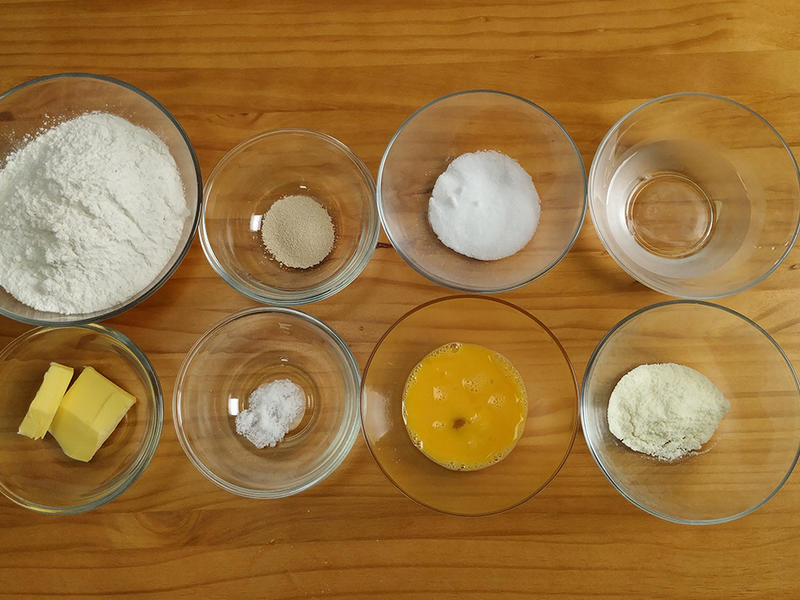 纯奶手撕吐司的做法 步骤1