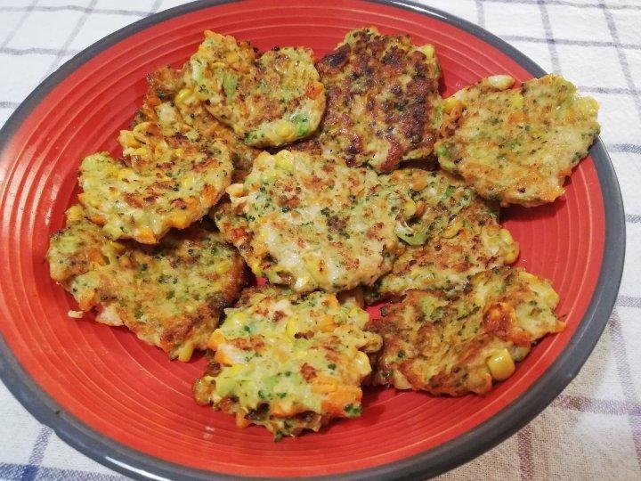 【蔬菜鸡肉饼】