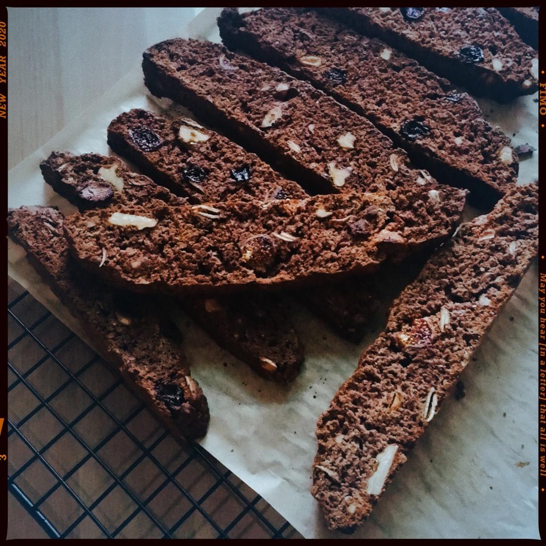 可可坚果意式脆饼