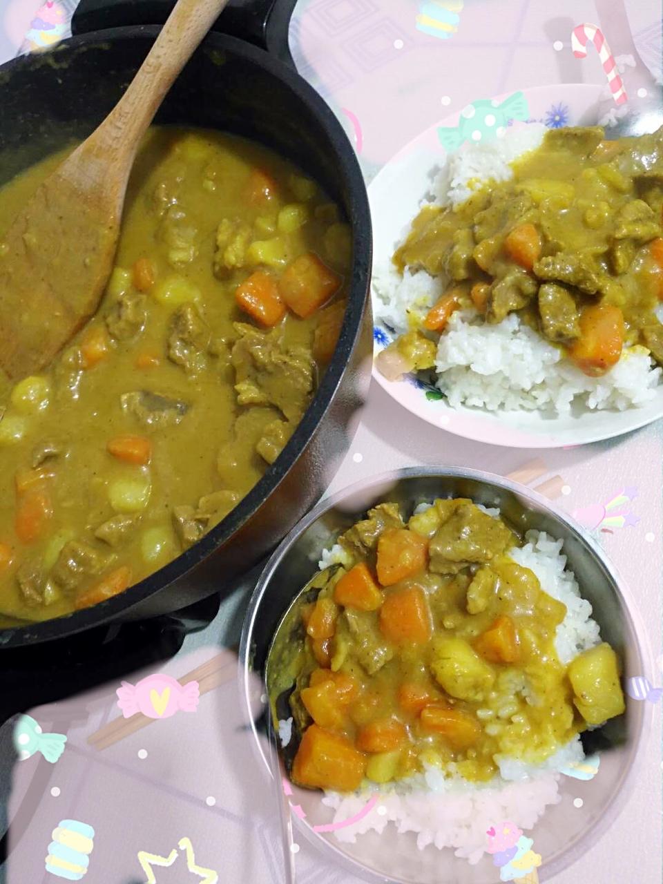 堂妈教你做咖喱牛肉饭