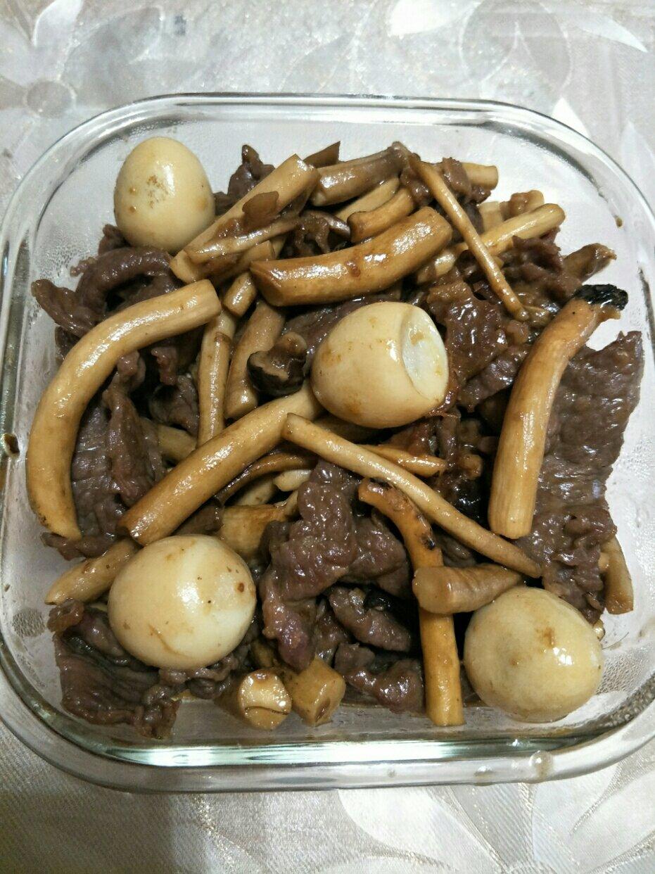 茶树菇炒牛肉