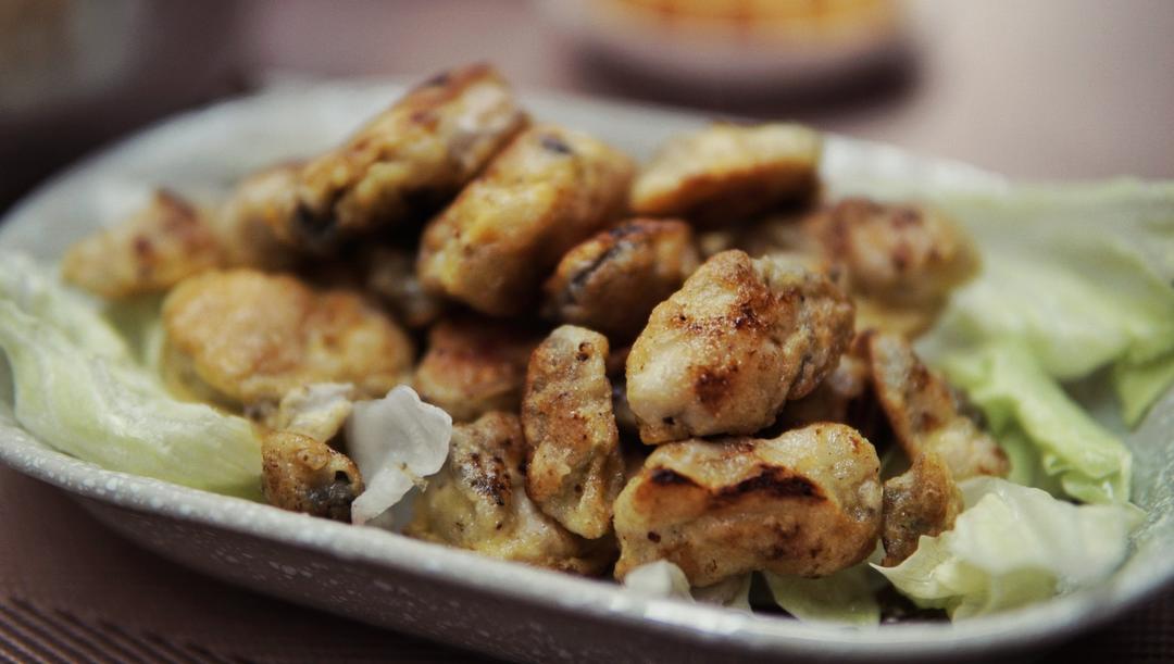 韩国料理——煎牡蛎饼(굴전)