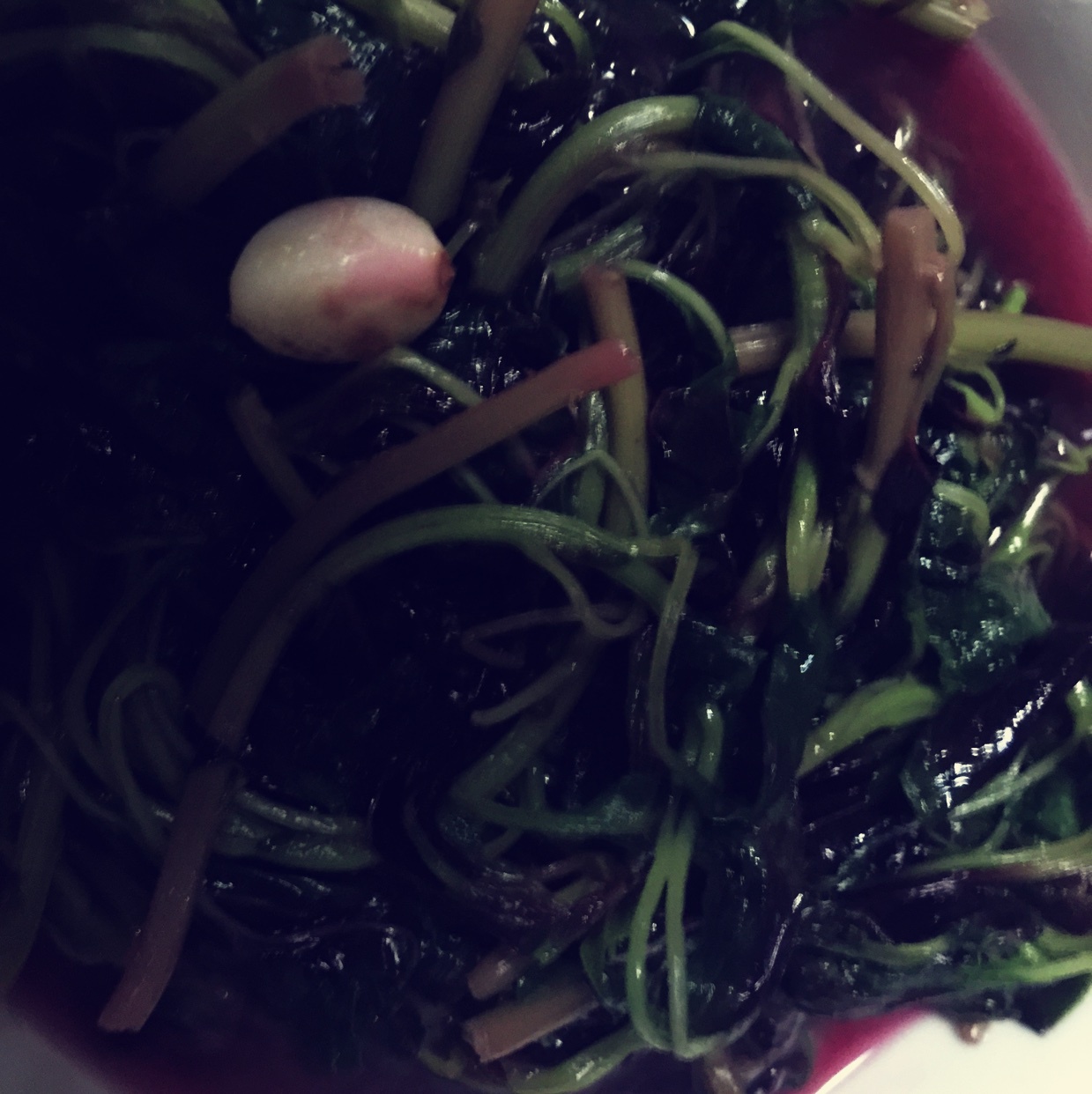 清炒苋菜【粉红的回忆】
