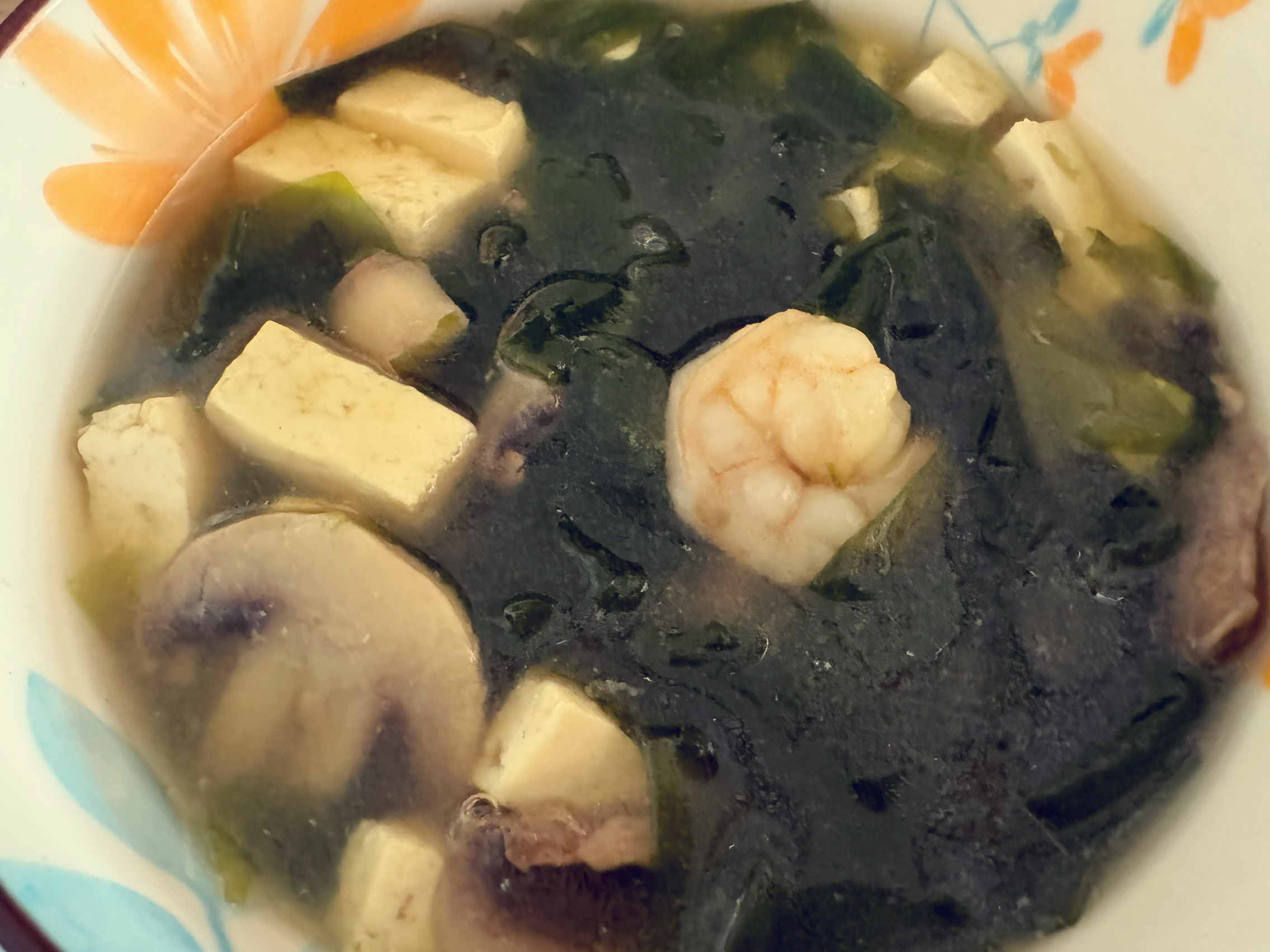 海带苗豆腐汤