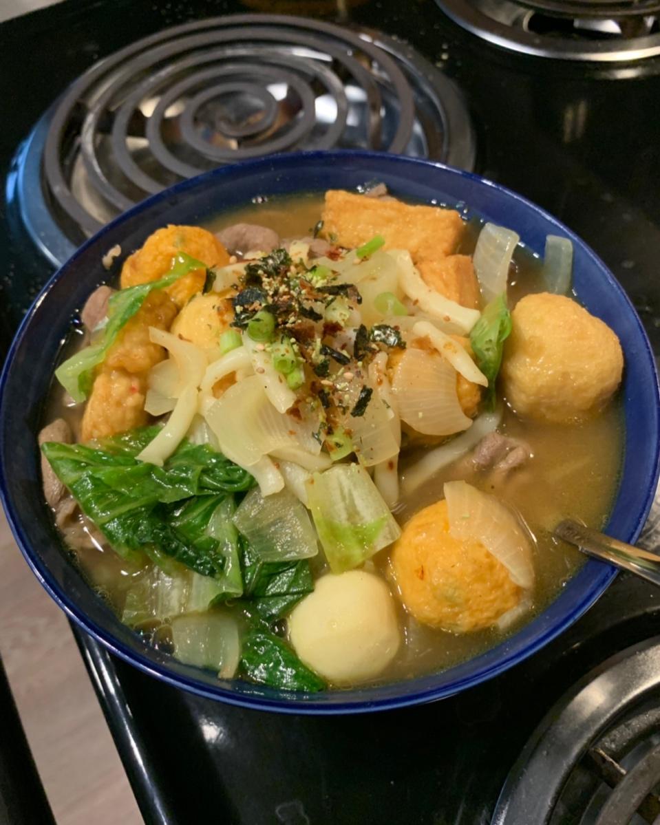 咖喱肥牛乌冬面