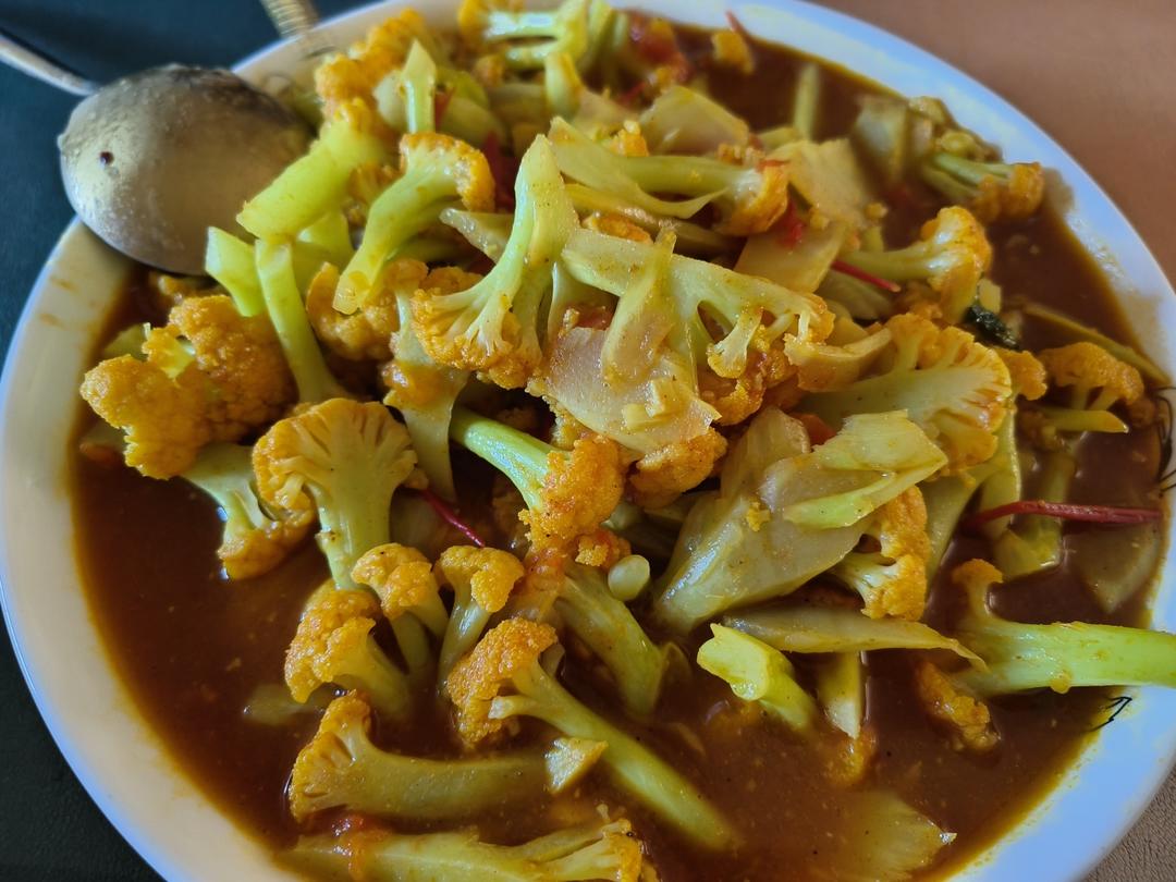 咖喱豌豆花椰菜