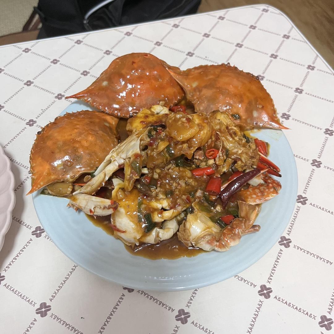 香辣蟹｜家常版 做法简单❗️