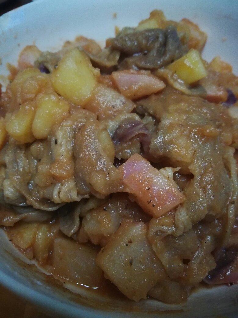 番茄土豆肥牛锅