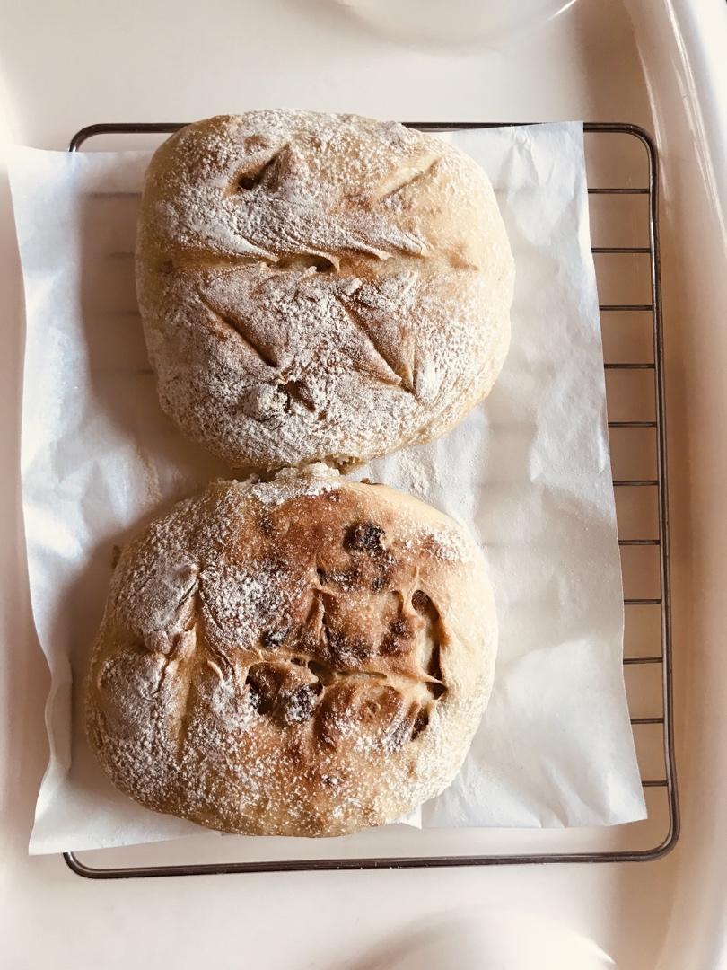 手揉004➡️完全不用揉面的夏巴塔，拖鞋面包