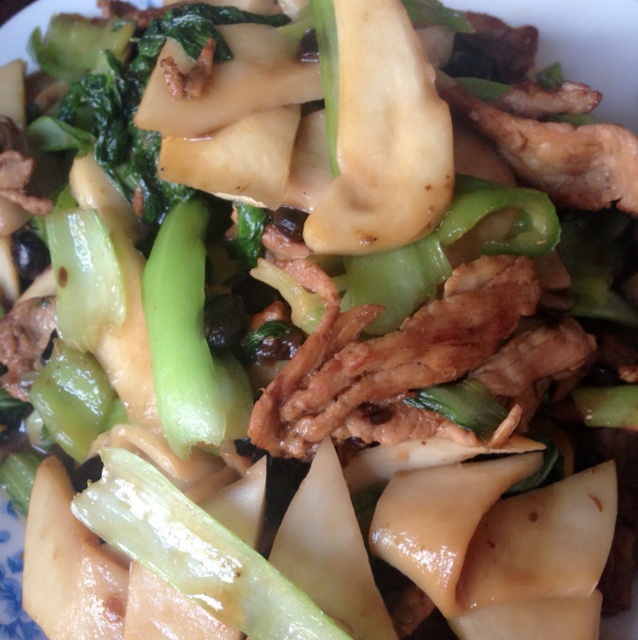 杏鲍菇炒肉片