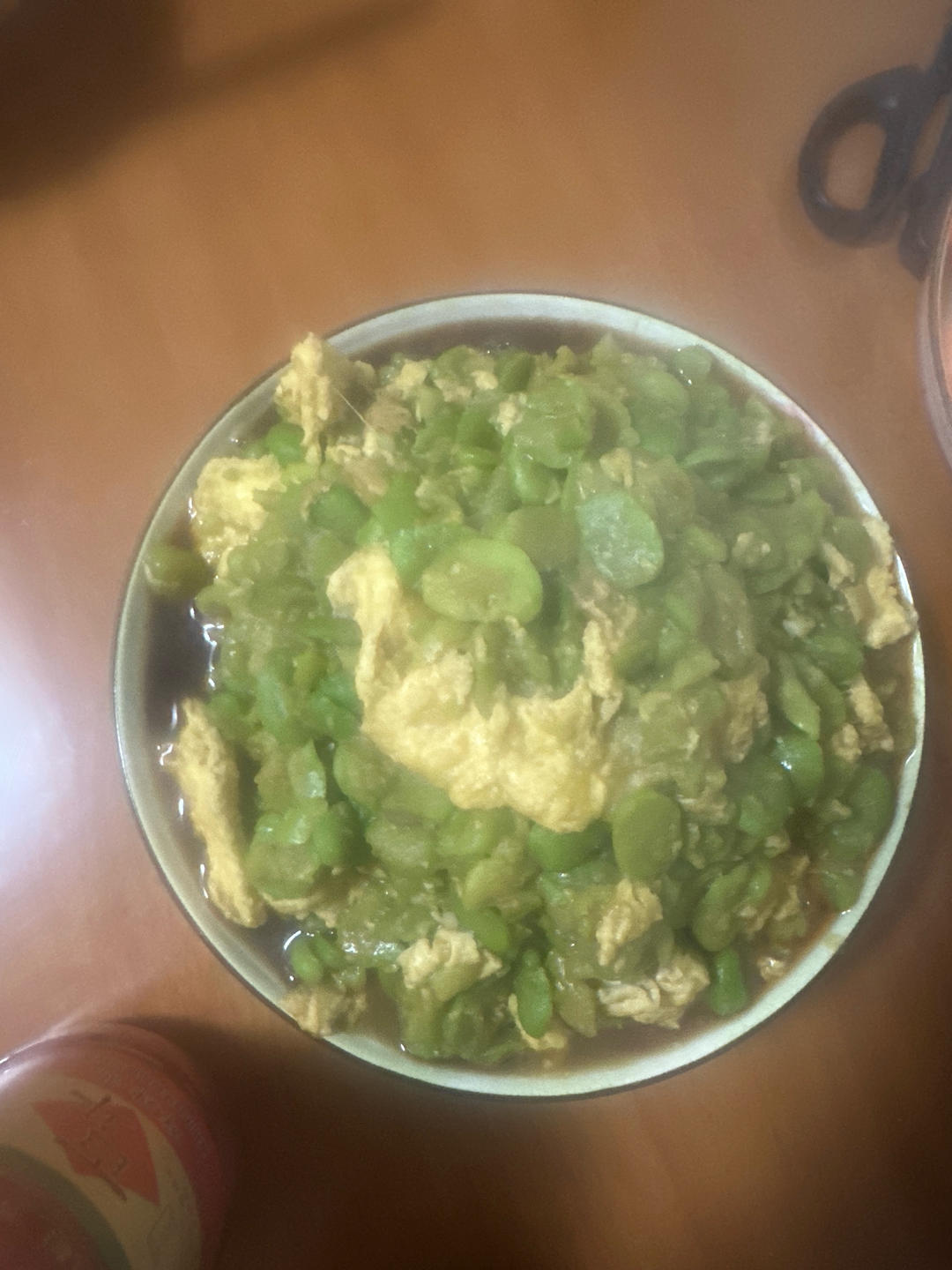 蚕豆炒蛋