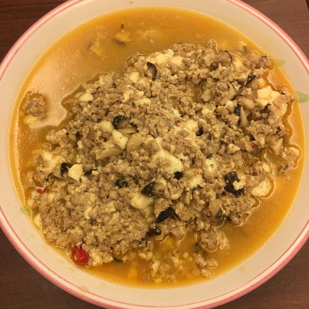 家常菜-肉末豆腐
