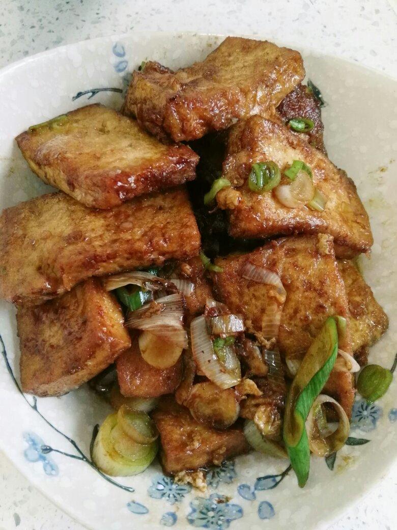 蚝油嫩豆腐