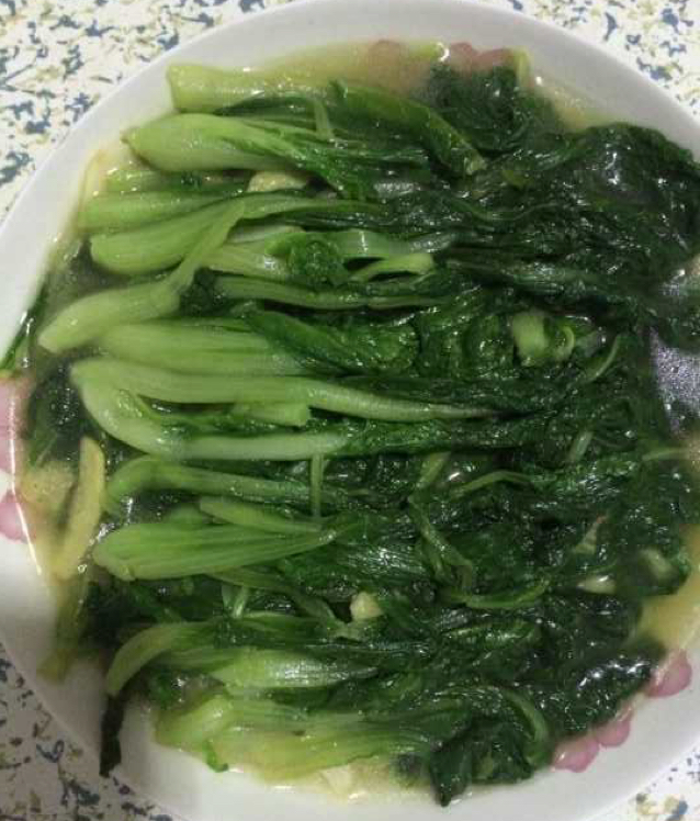 炝炒小白菜