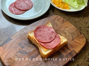 牛肉火腿蔬蛋三明治的做法 步骤6