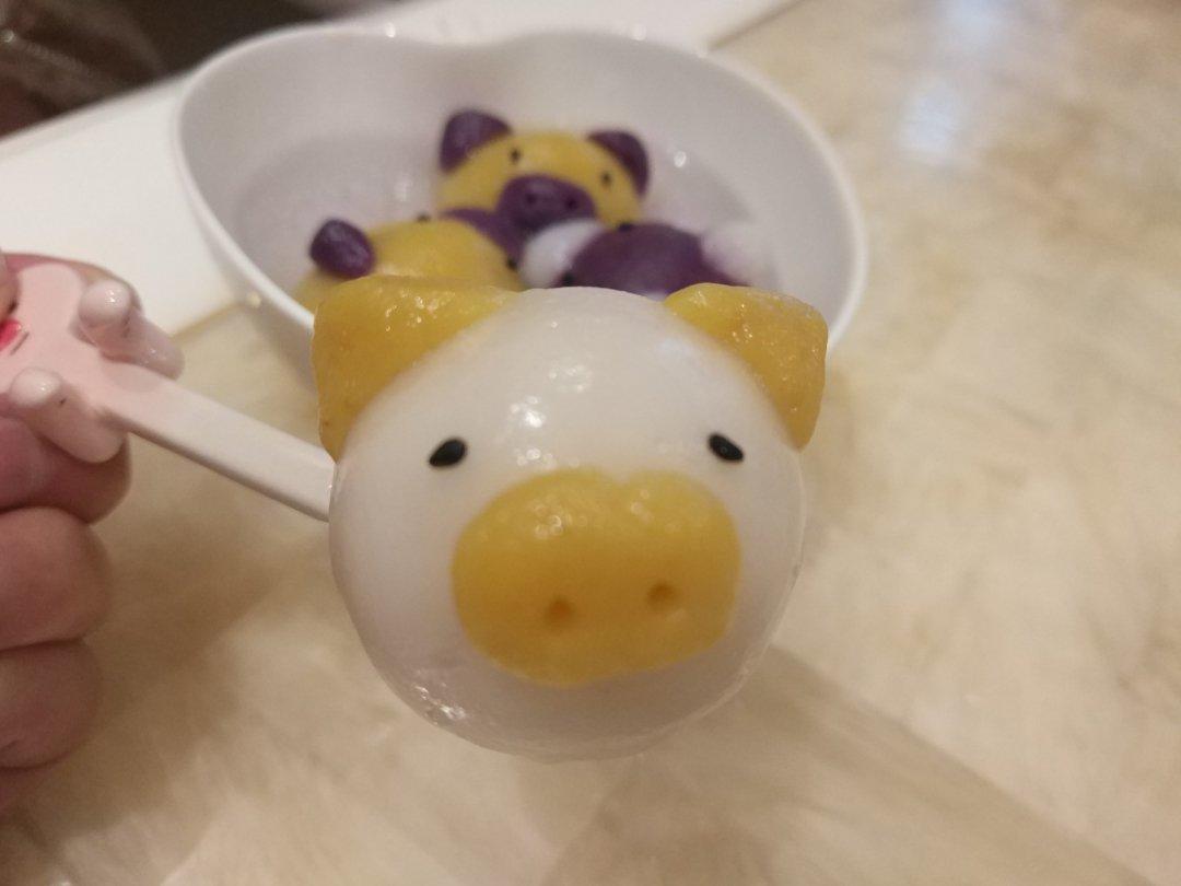 小猪汤圆