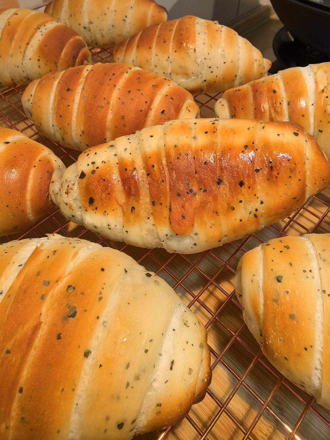 双种 花椒叶&原味盐面包