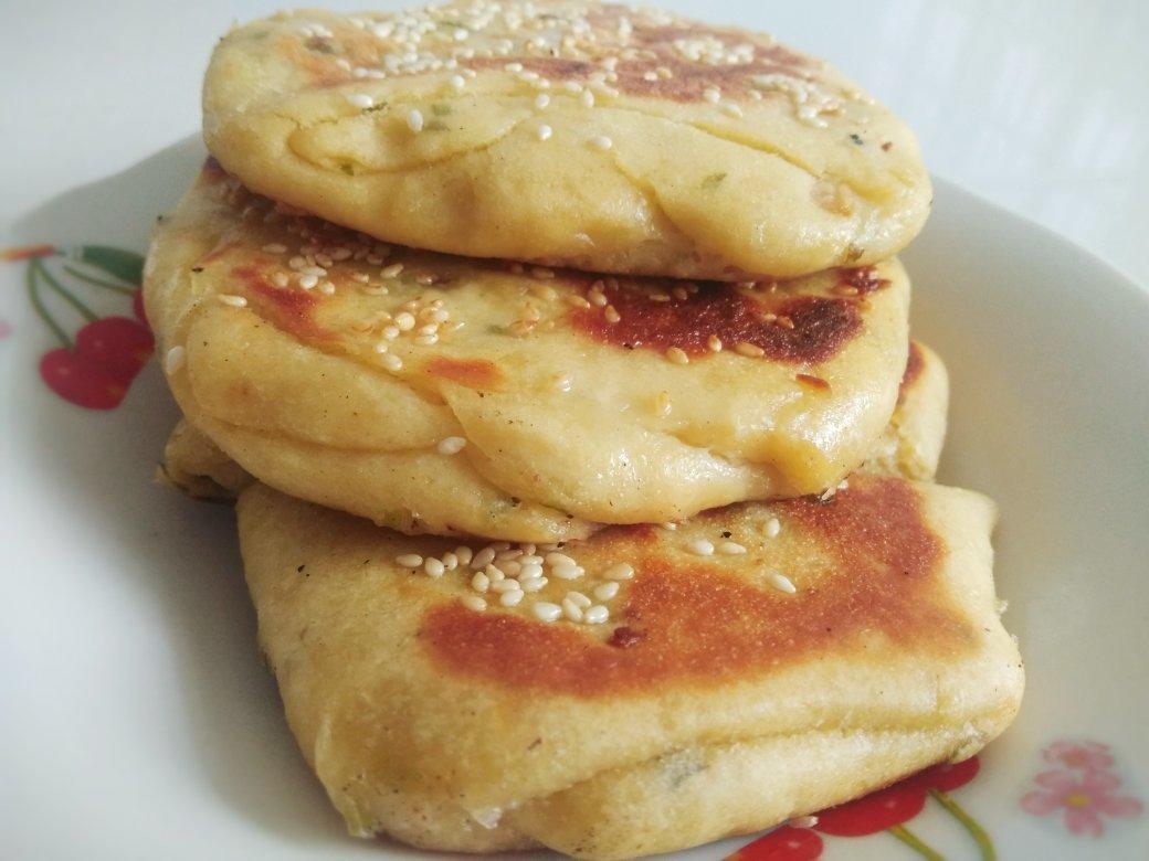 发面椒香葱花饼（超级宣软）