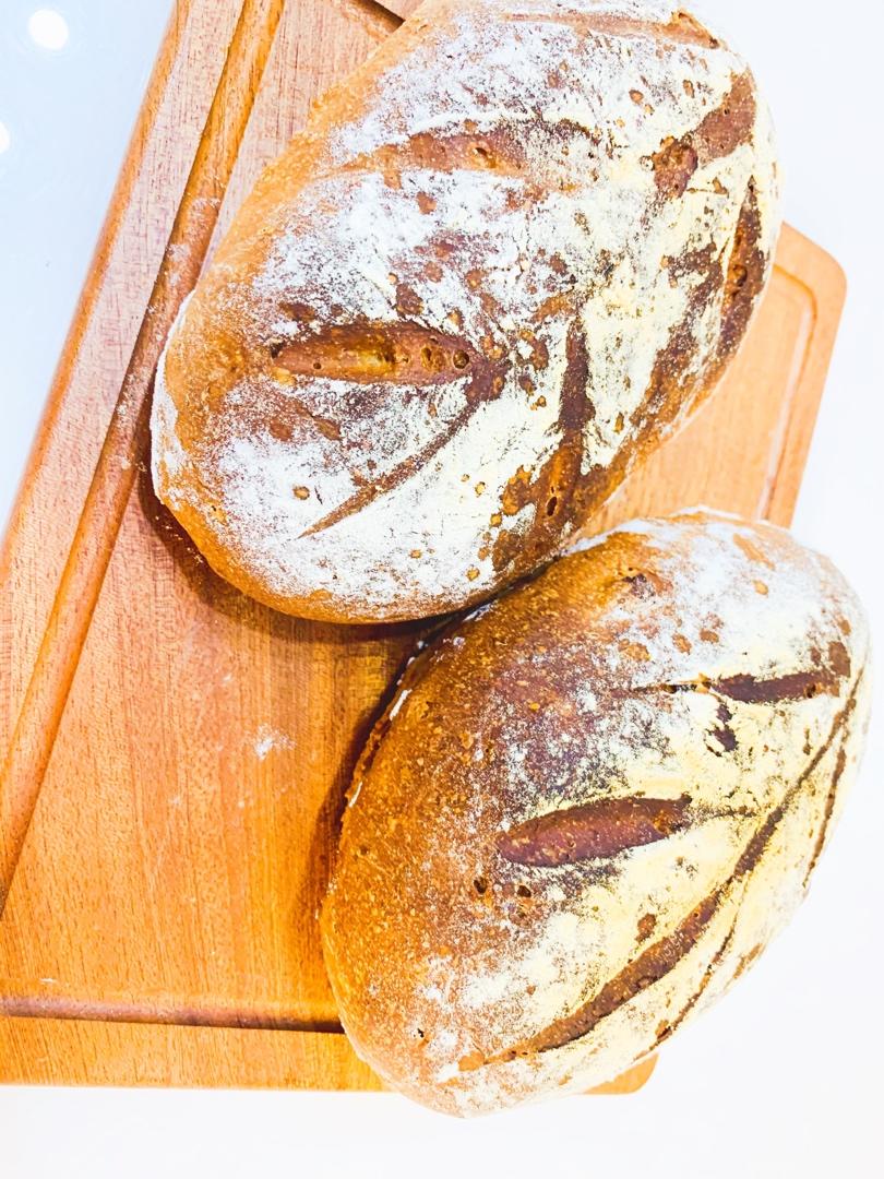 全麦蔓越莓核桃软欧包