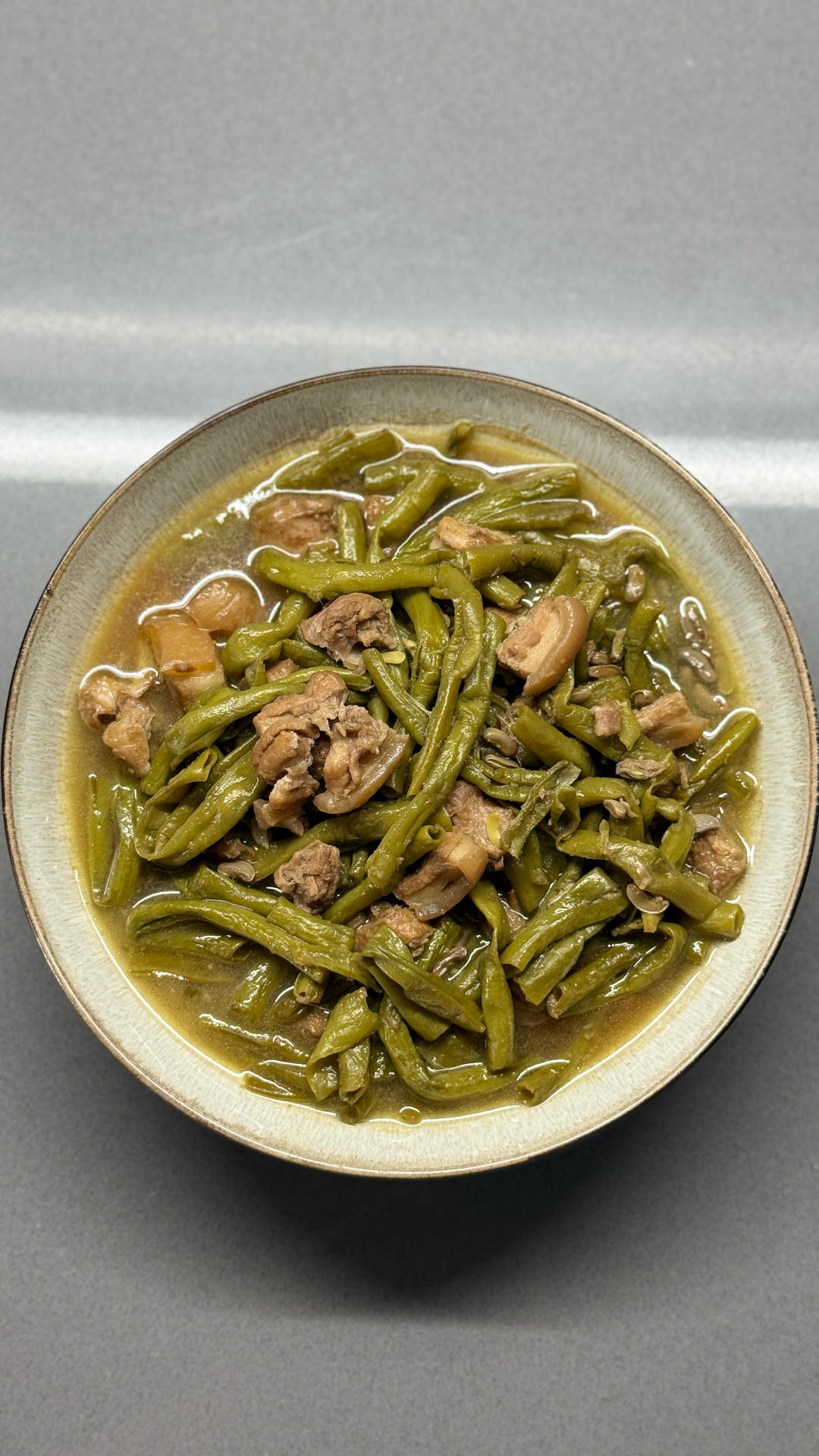 🥩小美 红烧肉焖豇豆（软糯入味）