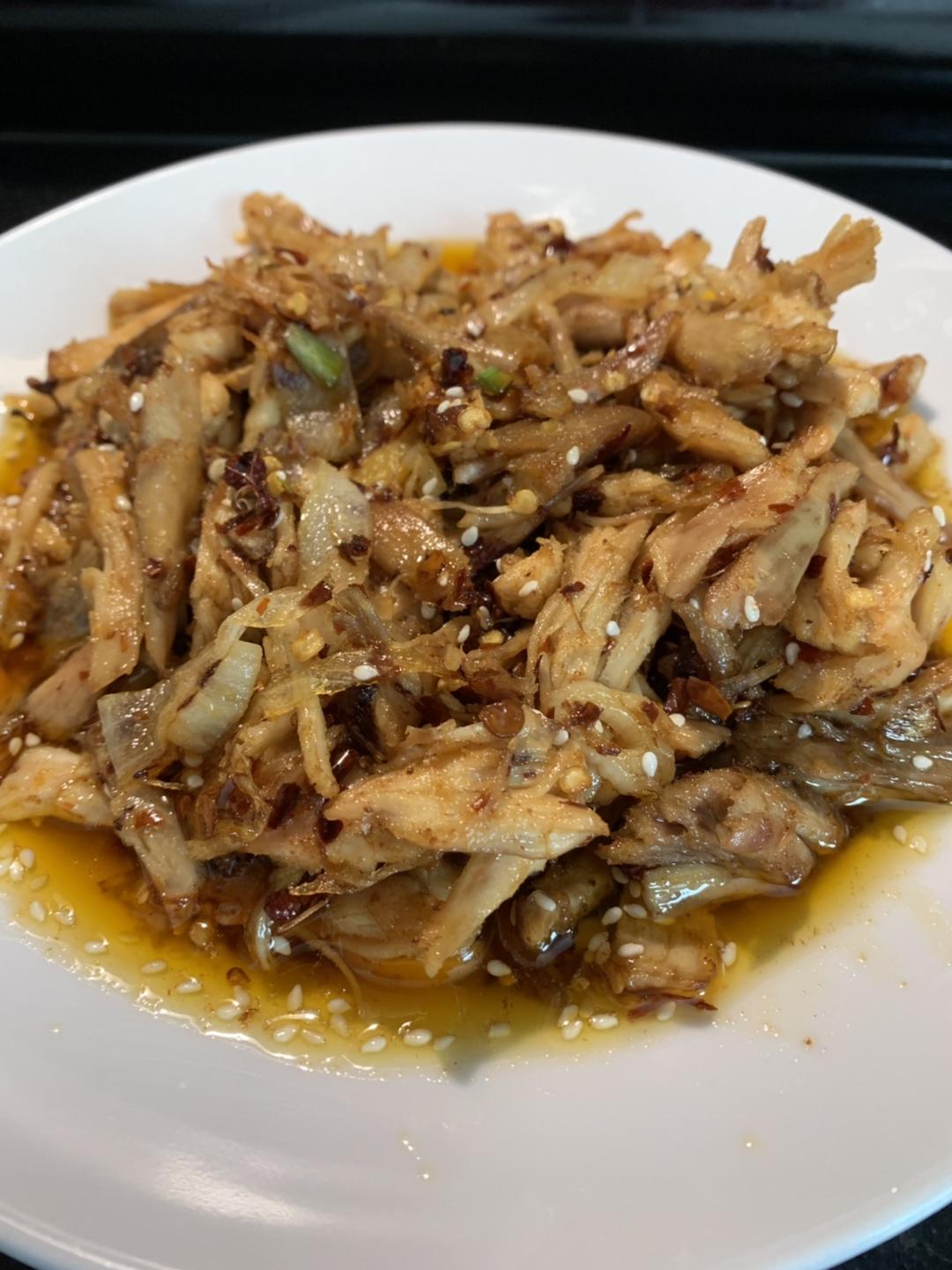 干香麻辣鸡丝的做法