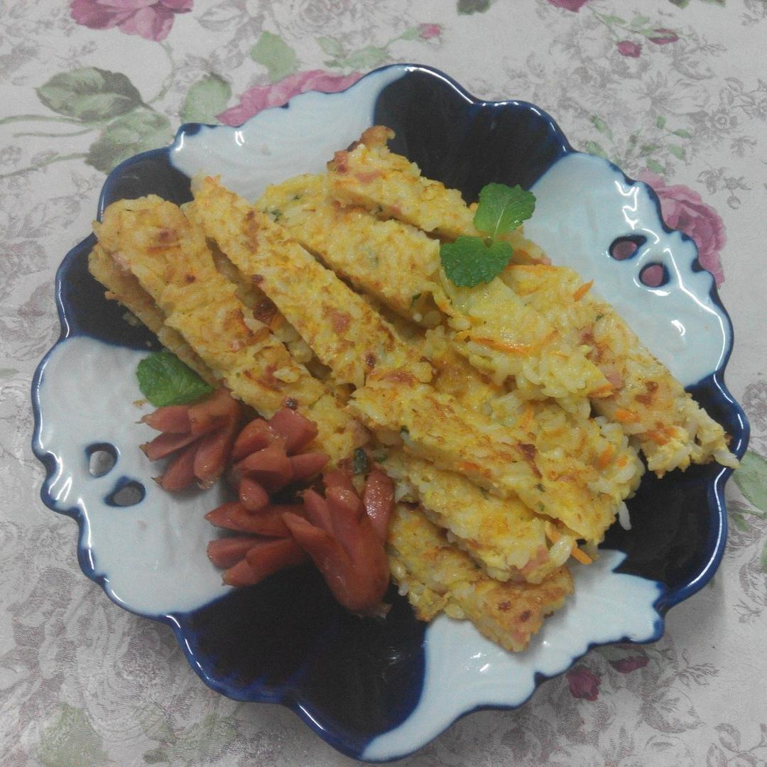 锅巴米饭的做法