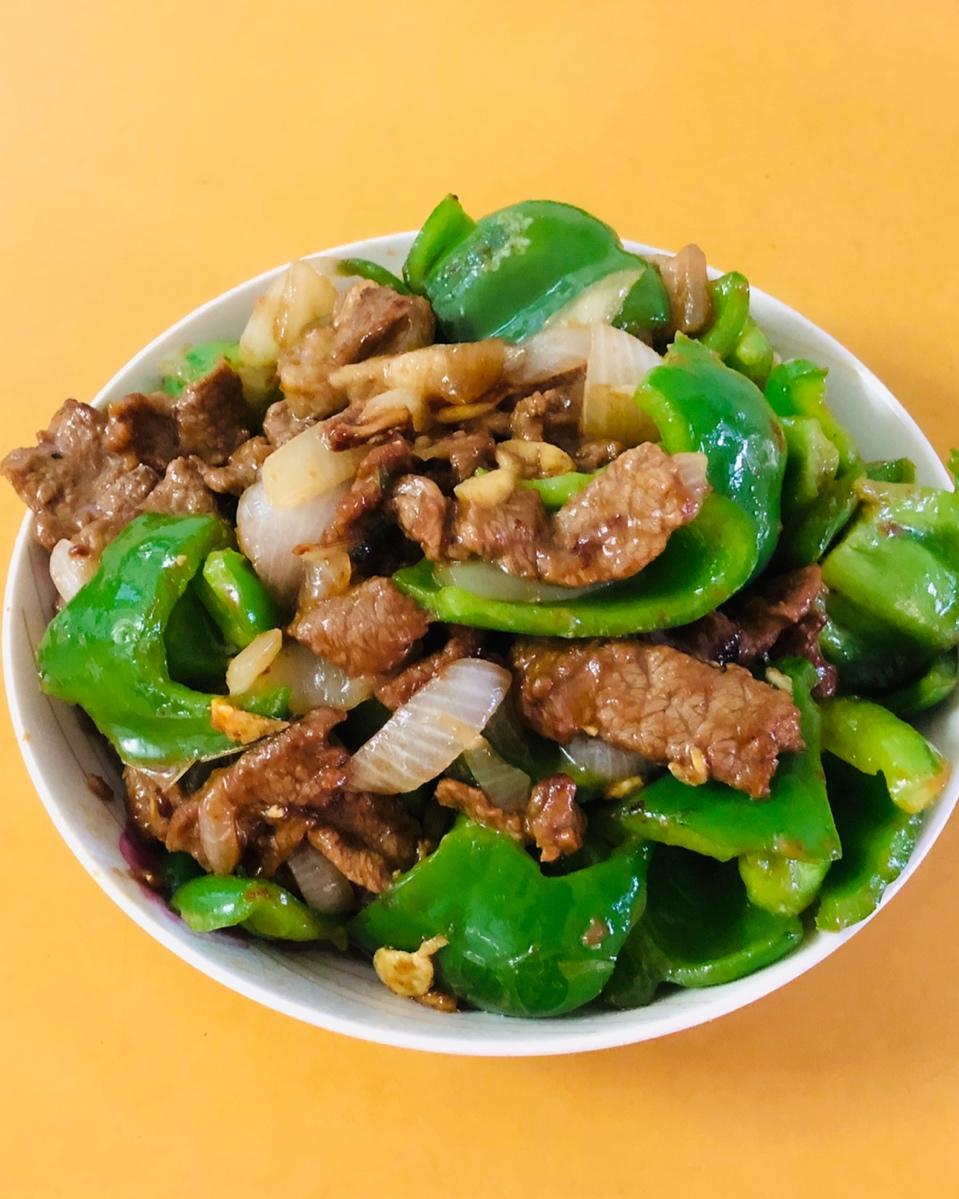 青椒炒牛肉