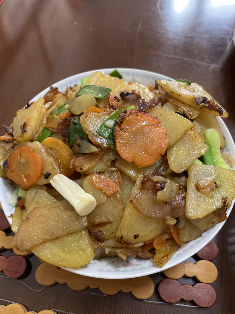 和饭店一个味道的干锅花菜