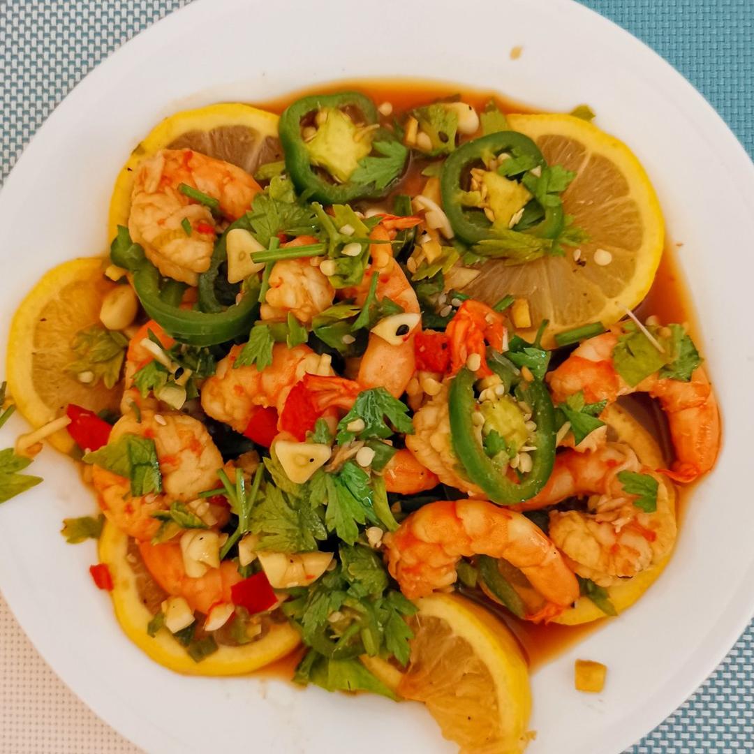 泰式柠檬虾