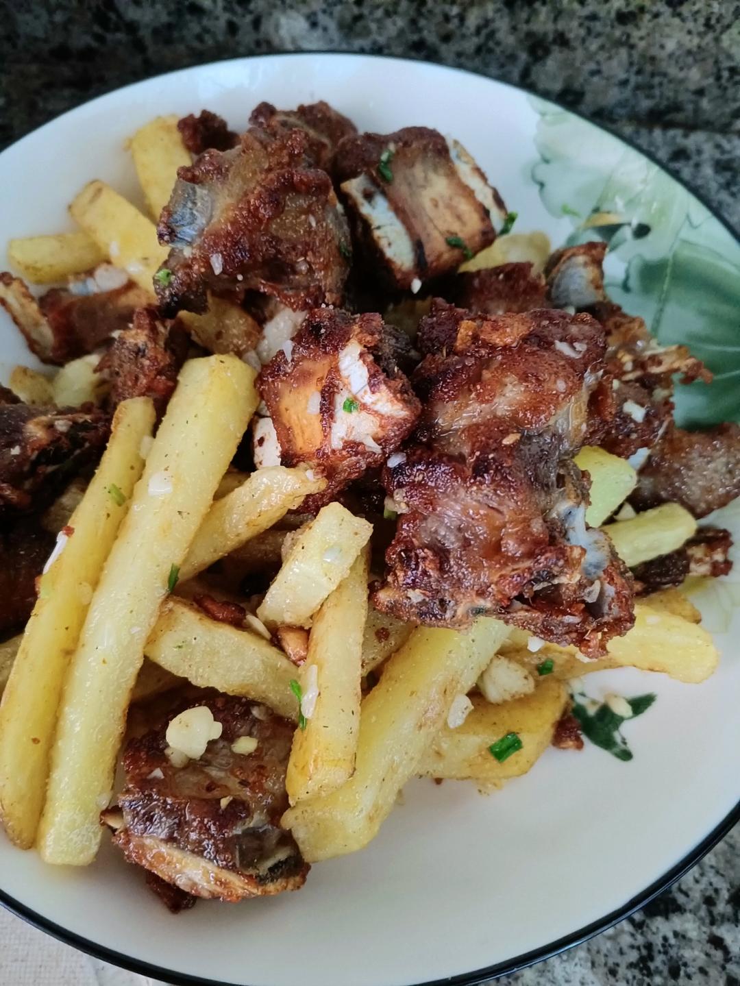 家庭版蒜香排骨