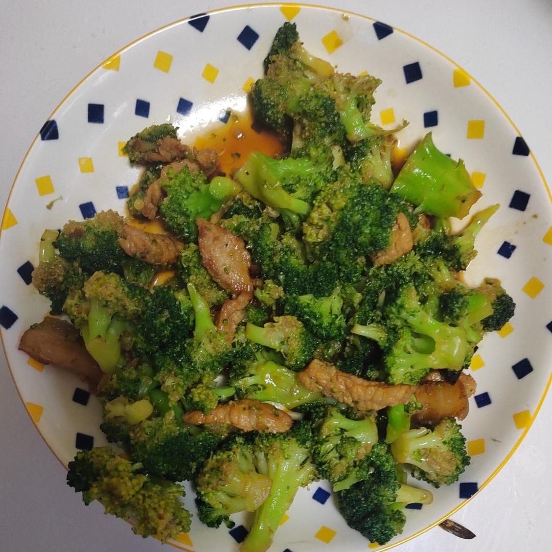 西蓝花炒肉