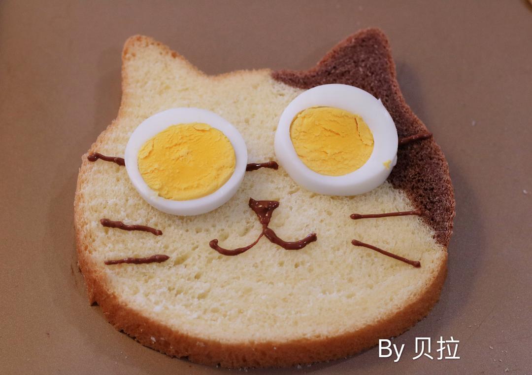小美百变小猫咪吐司，早餐常备款的做法