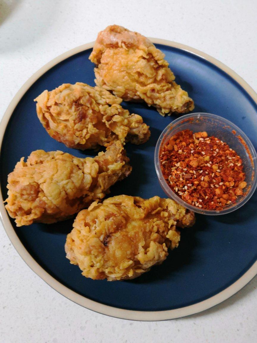 不用炸鸡粉也可以炸出酥脆炸鸡腿
