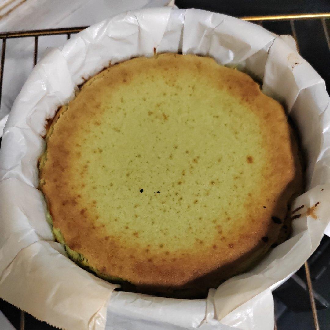 低卡减脂｜绿豆沙巴斯克蛋糕【6寸】