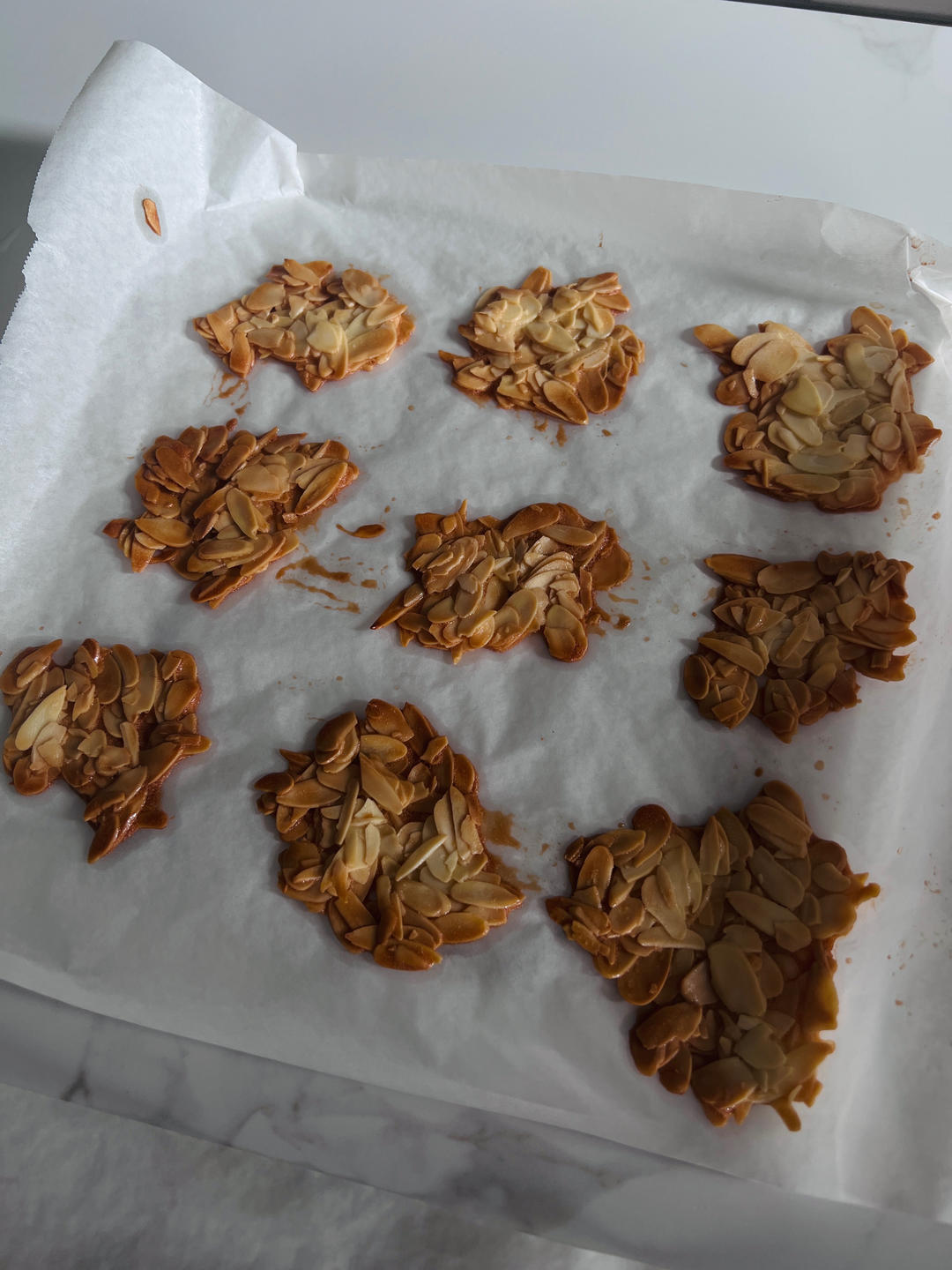 嘎嘣脆倍儿香的～杏仁瓦片脆