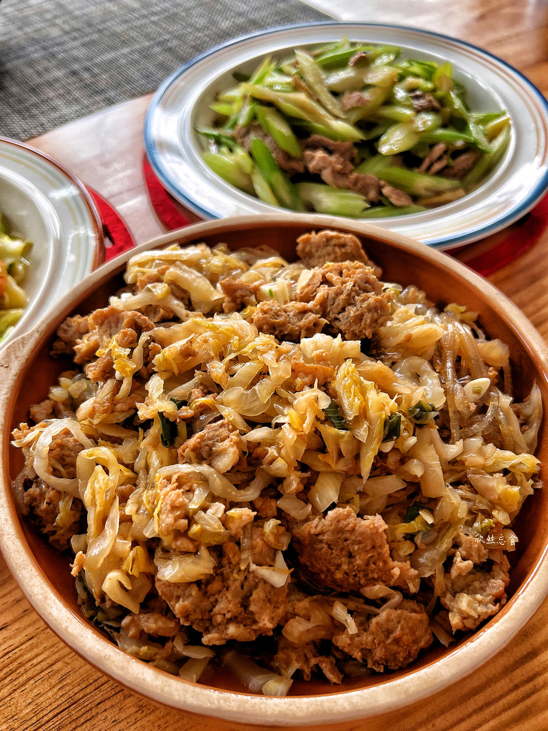东北酸菜炒粉条（渍菜粉）/附：炖酸菜
