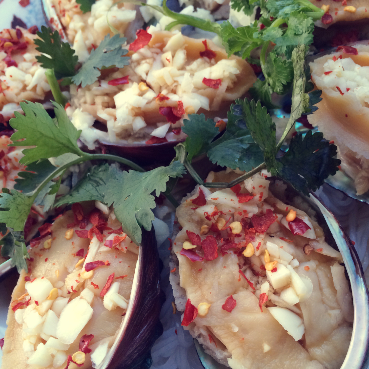 蒜蓉粉丝蒸鲍鱼