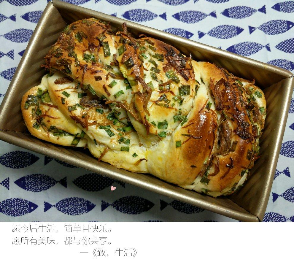 香葱肉松手撕吐司